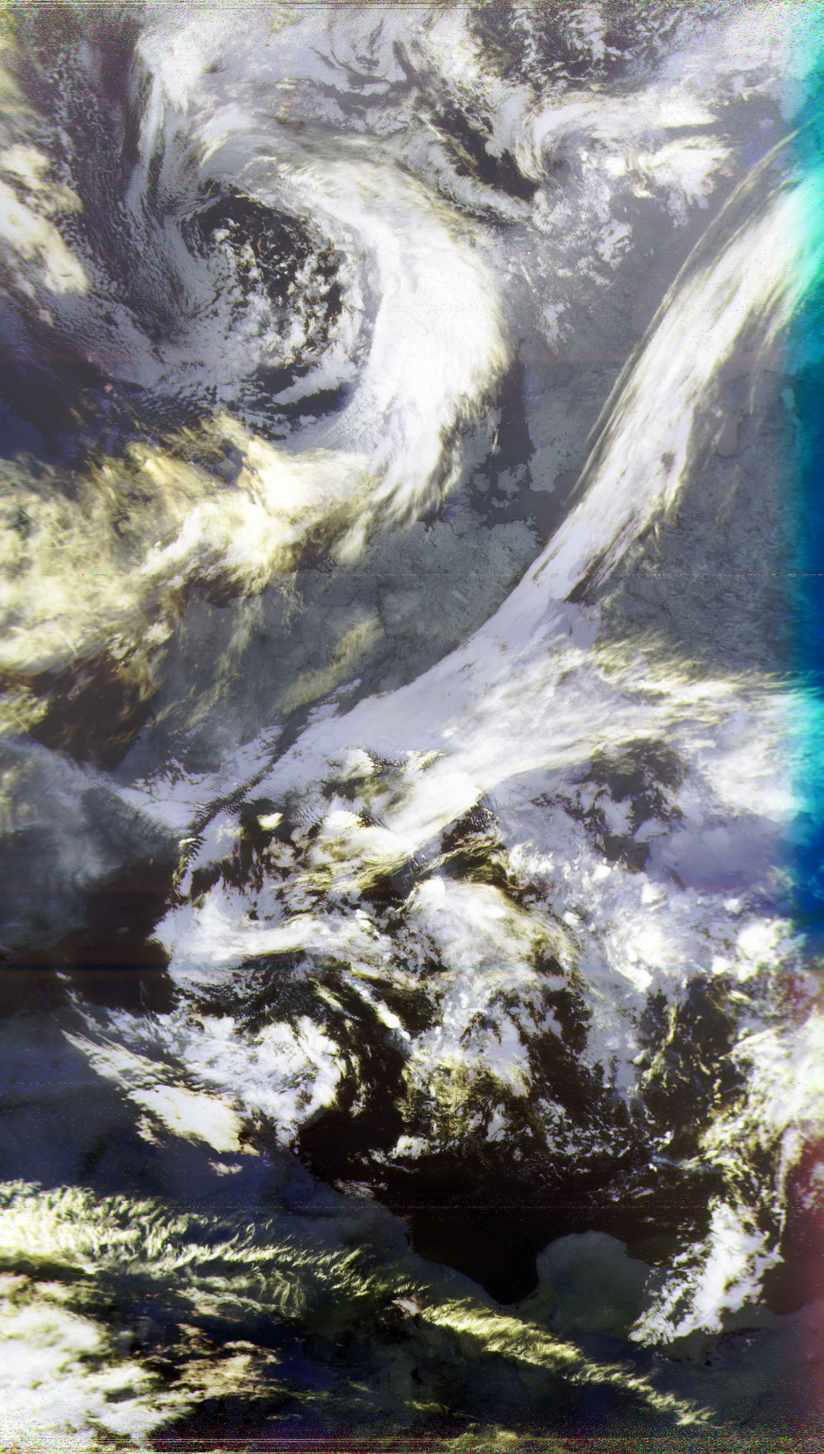 Meteor M2-3 IR image as described below