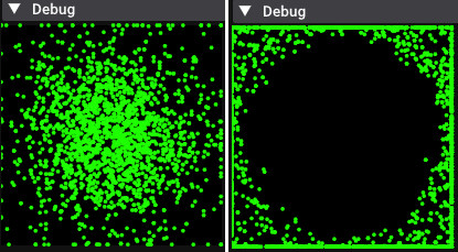 An image of the debug eye showing this condition