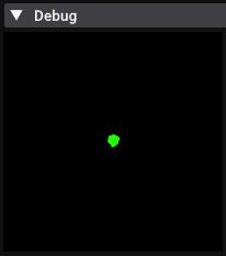 An image of the debug eye showing this condition