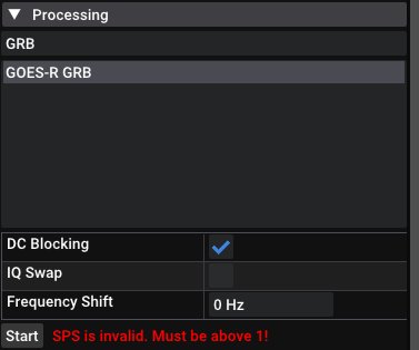 SatDump screenshot showing this issue