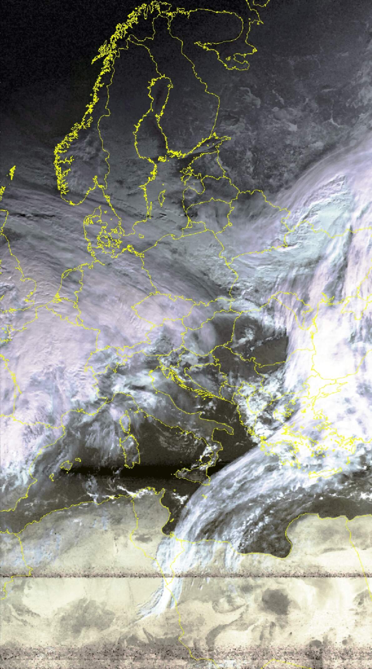 A processed APT image