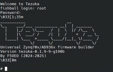 Tezuka greeting on the shell